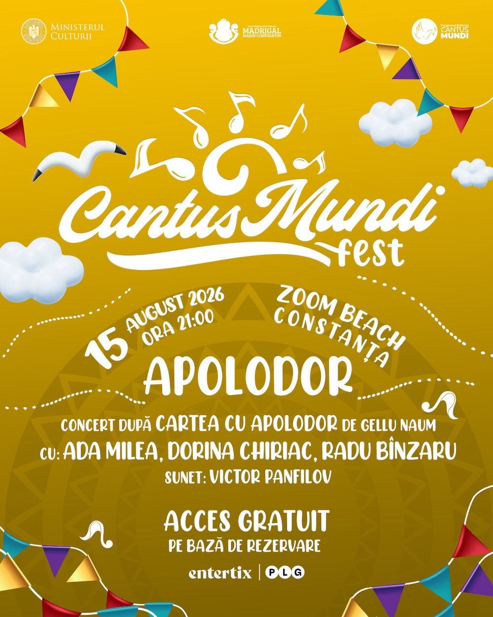15 aug - Cantus Mundi Fest Constanta 2026 - APOLODOR
