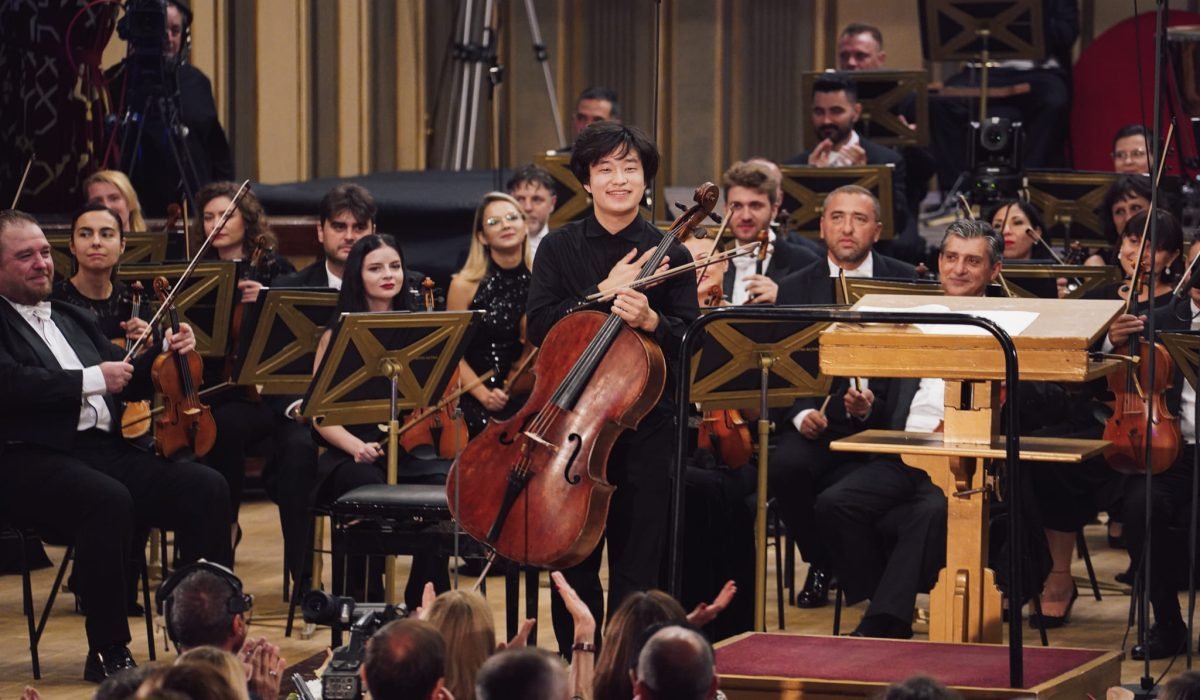 Concursul Enescu. Yo Kitamura, câștigător al Secțiunii violoncel, ediția 2024. foto Alex Damian