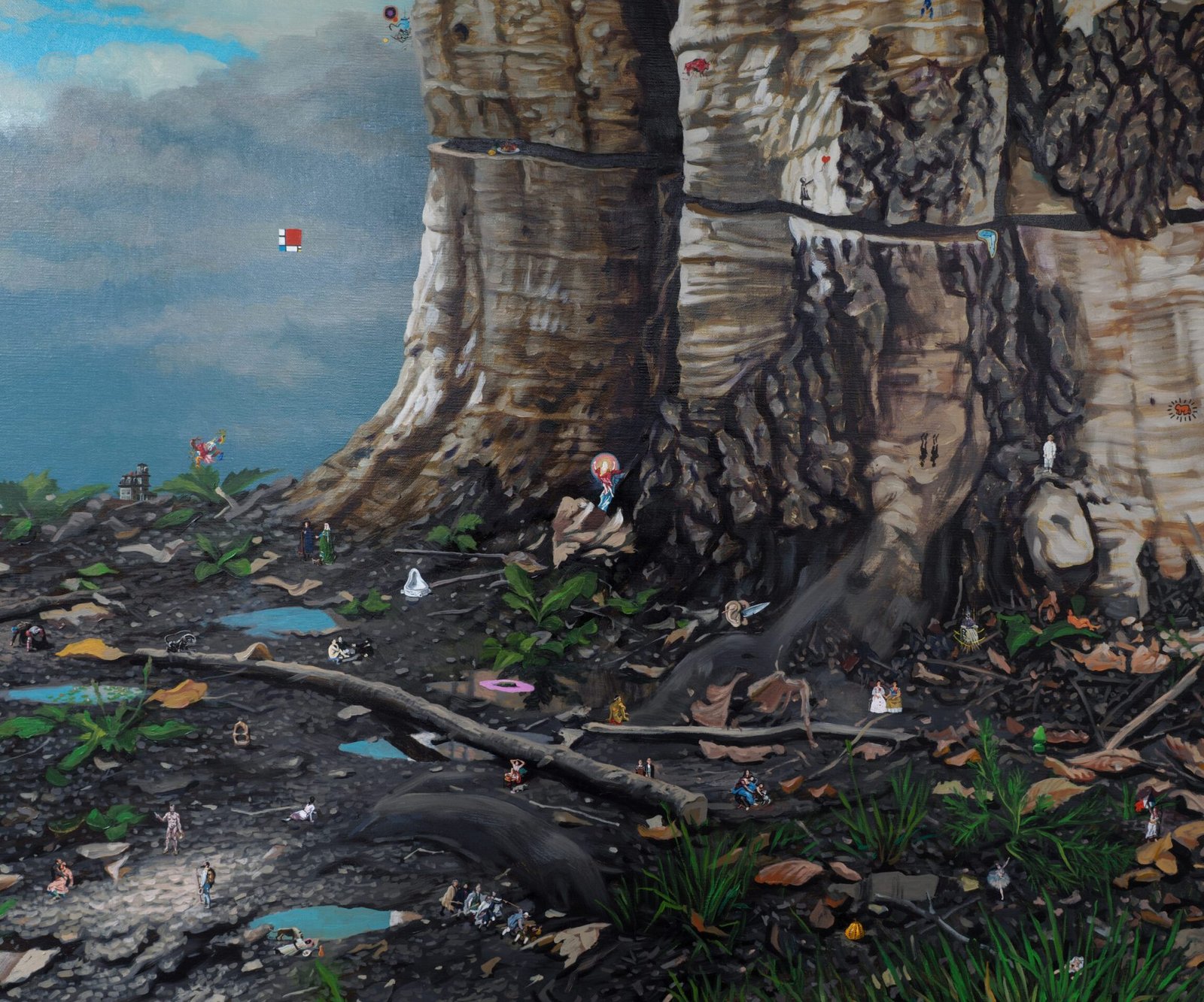 Roman Tolici, NEW HOPE 10 (detail 4), 2025, oil on canvas, 140 x 200 cm copy